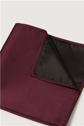  Burgundy Pocket Square