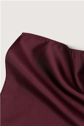  Burgundy Pocket Square