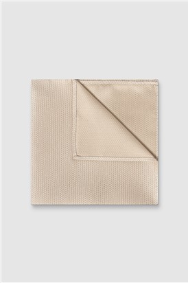  Ecru Textured Pocket Square
