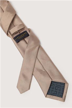  Taupe Silk Pocket Square
