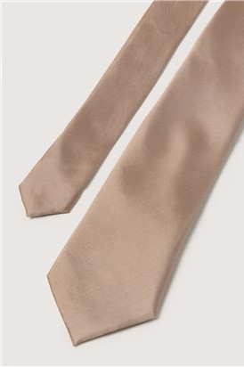  Taupe Silk Pocket Square
