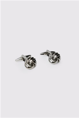  Silver Knot Cufflinks