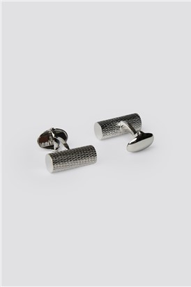  Silver Barrel Cufflinks
