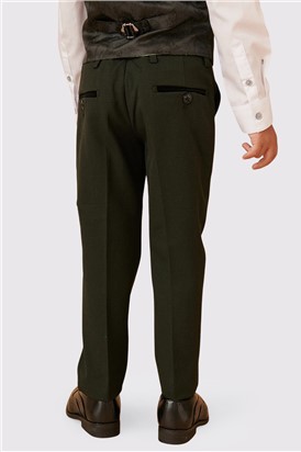  Bromley Children's Olive Green Three Piece Suit