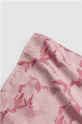  Pink Summer Floral Tie