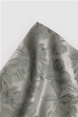  Green Summer Floral Tie