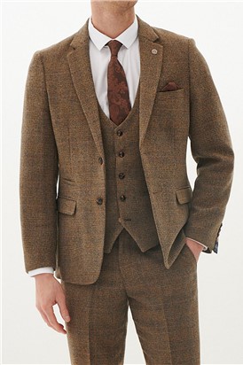  Slim Fit Kris Tan Tweed Jacket