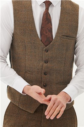  Slim Fit Kris Tan Tweed Jacket
