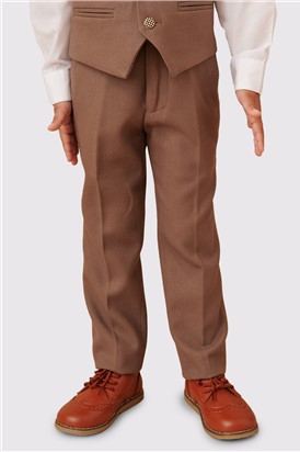  HM5 Children's Tan Check Three Piece Suit