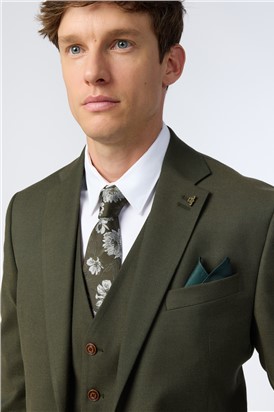  Sage Large Floral Tie