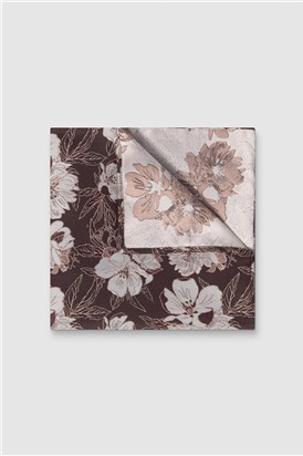  Chocolate Large Floral Tie