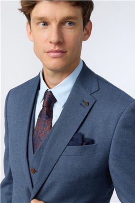  Rust Paisley Pocket Square