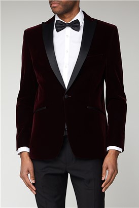  Merlot Velvet Dresswear Jacket