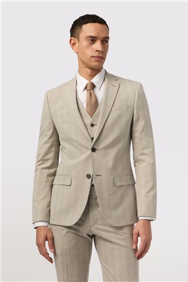  Slim Fit Putty Check Trouser