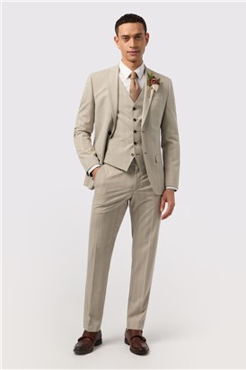 Slim Fit Putty Check Trouser
