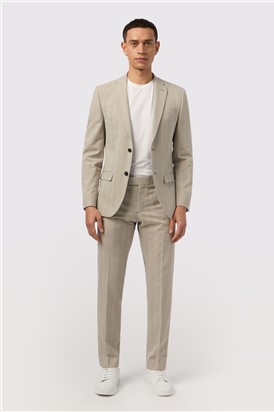  Slim Fit Putty Check Trouser