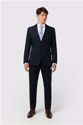  Slim Fit Navy Twill Suit