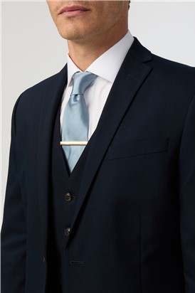  Slim Fit Navy Twill Suit