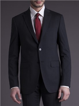  Charcoal Micro-Stripe Tailored Fit Suit