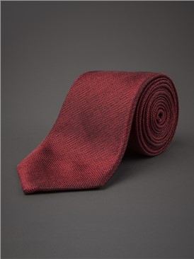  Red/Black Silk Tie