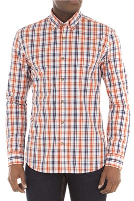  Orange Check Shirt