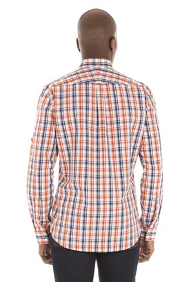  Orange Check Shirt