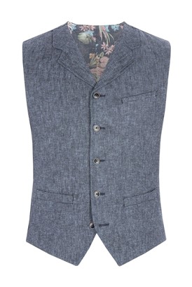  Denim Look Waistcoat