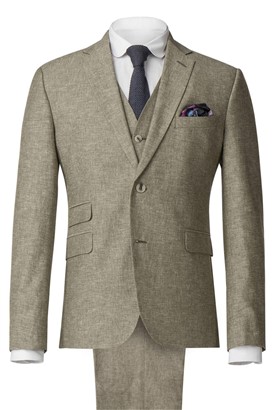  Green Linen Blend Jacket