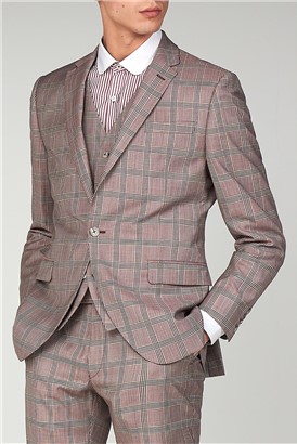  Pink Checked Blazer