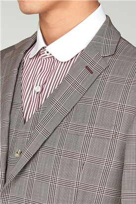  Pink Checked Blazer