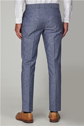  Dark Blue Linen Trousers