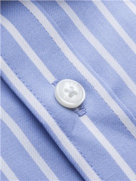 ICW by  Blue Wide Stripe Shirt