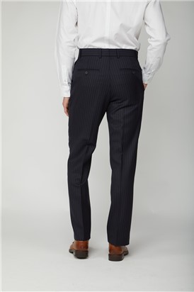  Navy Pinstripe Suit Trouser