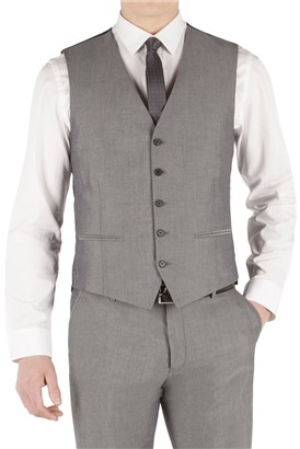  Silver Tonic Slim Fit  Grey Waistcoat