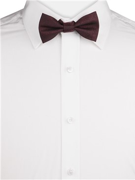  Mulberry Mottled Bow Tie