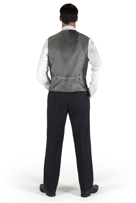  Plain Navy Twill Suit Waistcoat