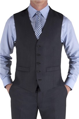  Navy Tonic Wool Suit Waistcoat