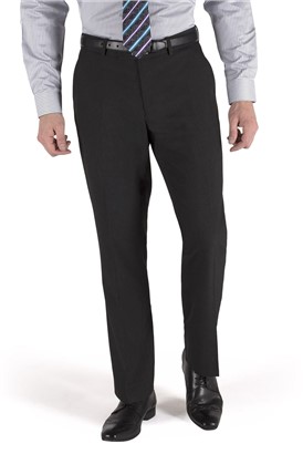  Tailored Fit Charcoal Suit Trousers