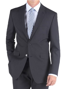  Regular Fit Navy Stripe Suit Jacket