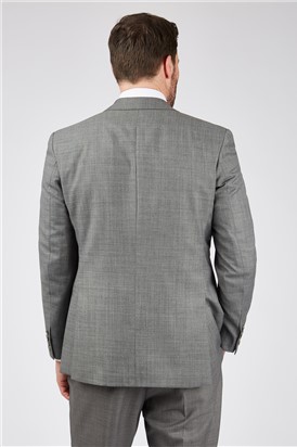  Grey Pick And Pick Tailored Fit Jacket