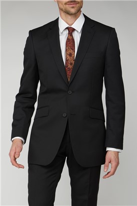  Black Twill Suit Jacket