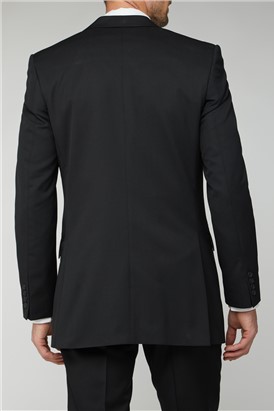  Black Twill Suit Jacket