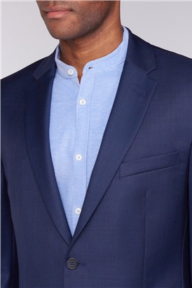  Ink Blue Sharkskin Waistcoat