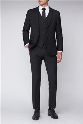  Black Premier Fit Suit Jacket