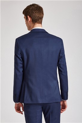  Skinny Fit Blue Suit Jacket