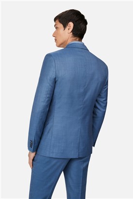  Slim Fit Light Blue Pick and Pick Suit Jacket