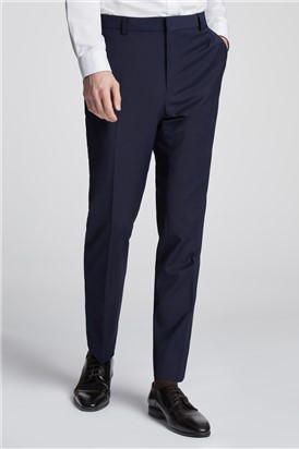  Navy Panama Regular Suit Trousers