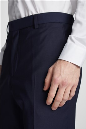  Navy Panama Regular Suit Trousers