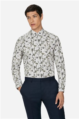  Forest Print Slim Fit Shirt