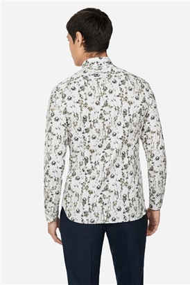  Forest Print Slim Fit Shirt